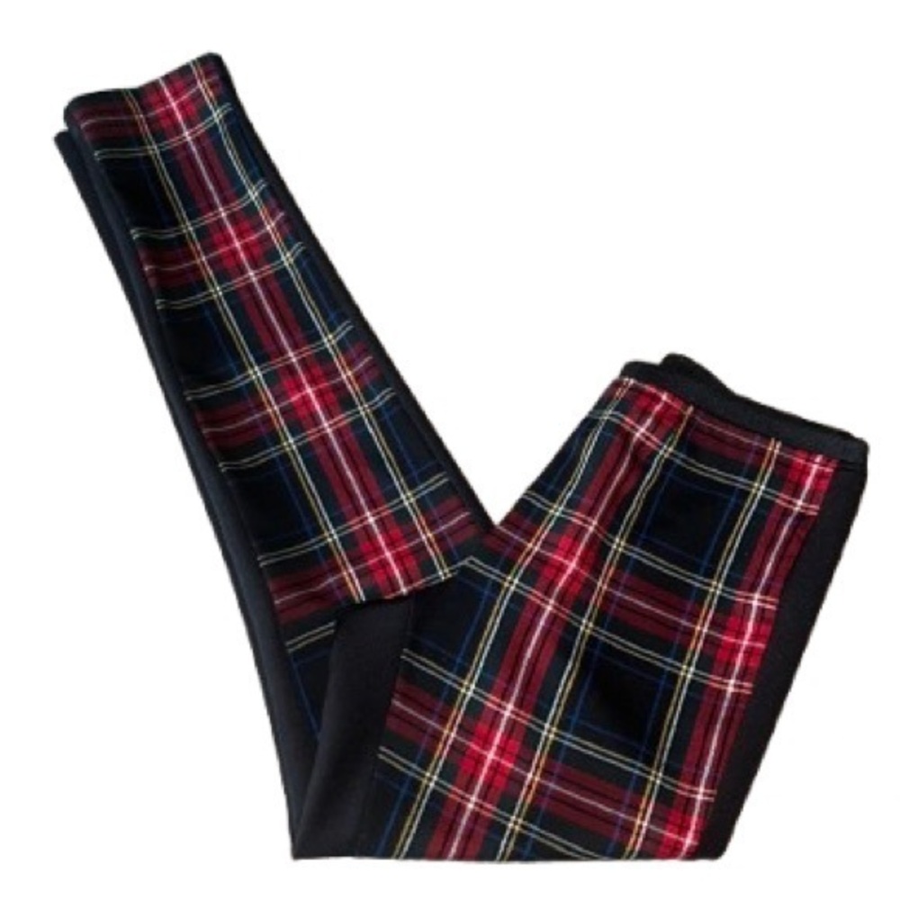 Philosophy tartan plaid leggings NWOT size S